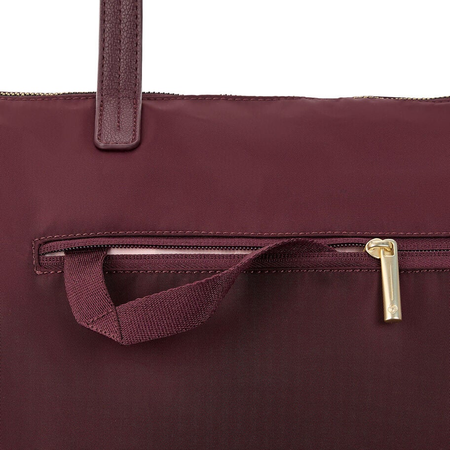Mobile Solution 2 Tote in the color Merlot. image number 5