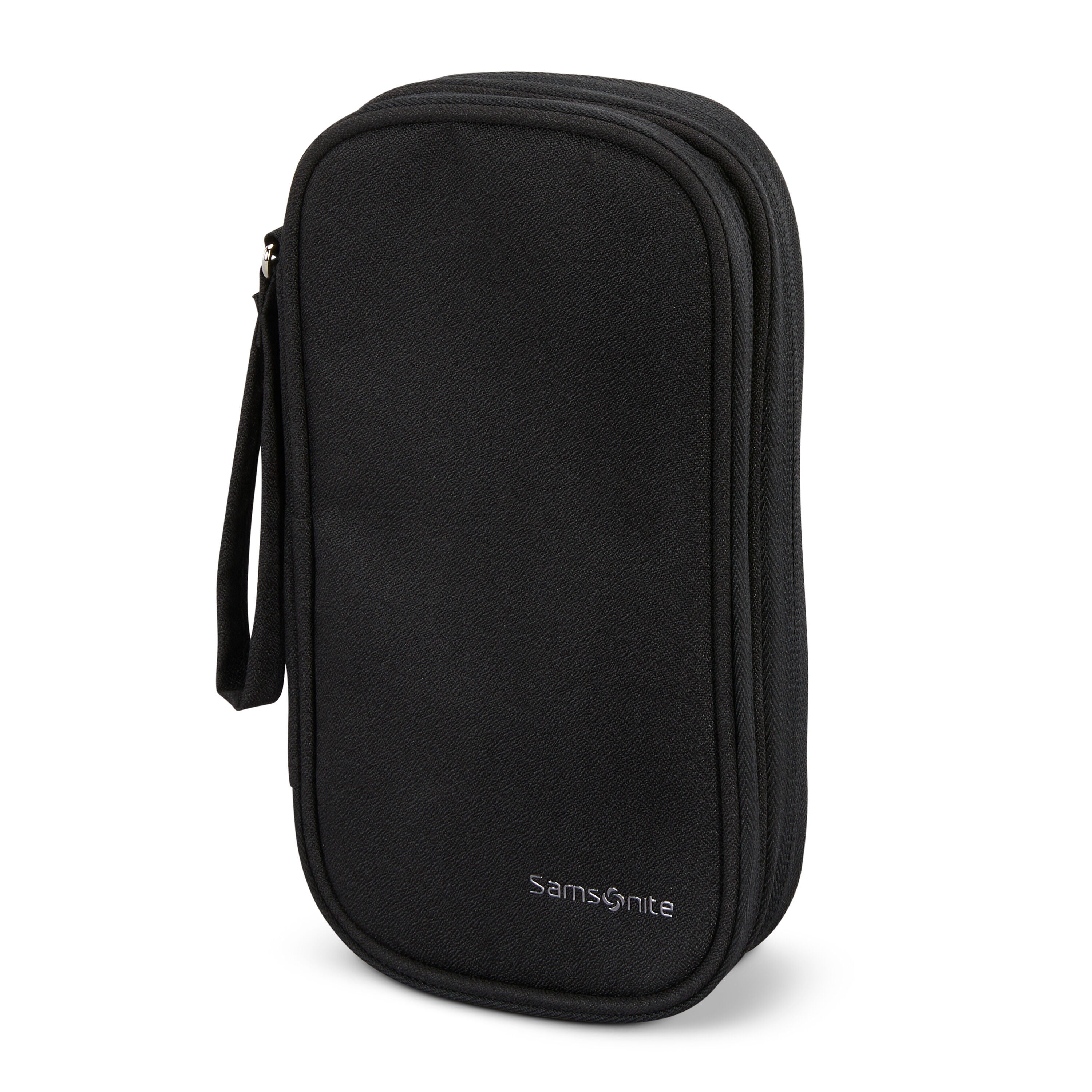 【新品タグ付】Samsonite BLACK LABEL スカーフアクセサリー ロゴ入りのメタルパーツがさりげないアクセントSAMSONITE BLACK
