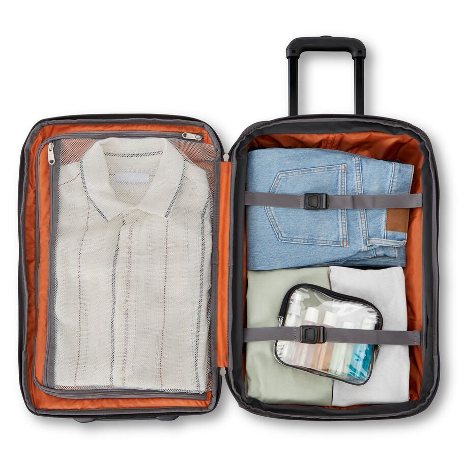 Mother Lode Carry-On Wheeled Duffel in the color Black. image number 1