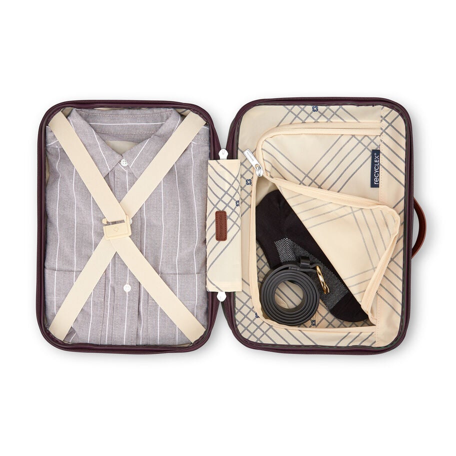 Virtuosa Train Case in the color Merlot. image number 2