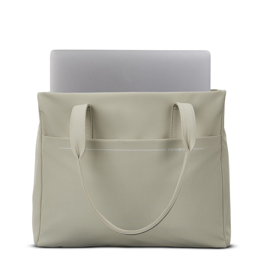 Better Than Basic Tote in the color Limestone Grey. image number 2