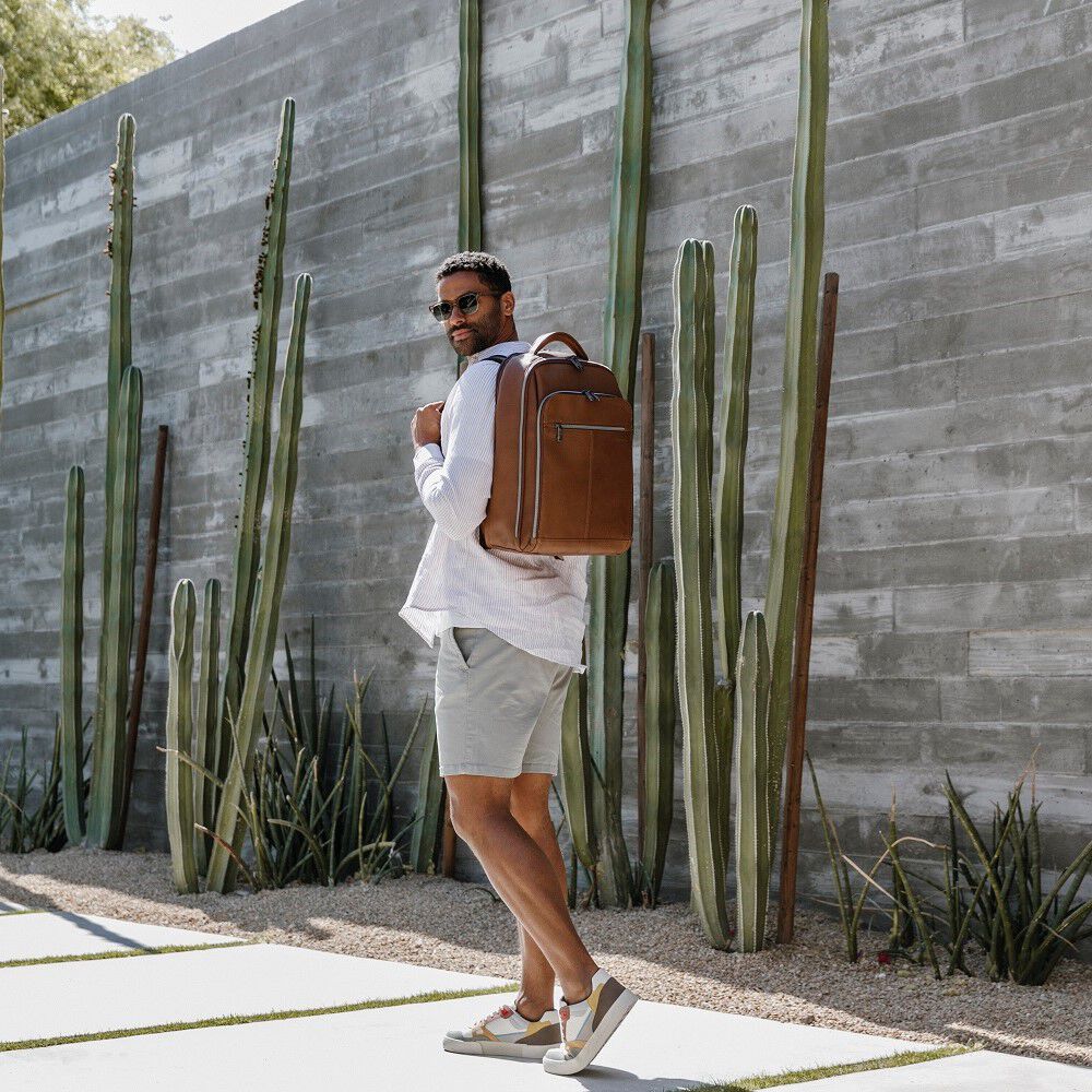 Classic Leather Backpack Laptop Backpack Samsonite