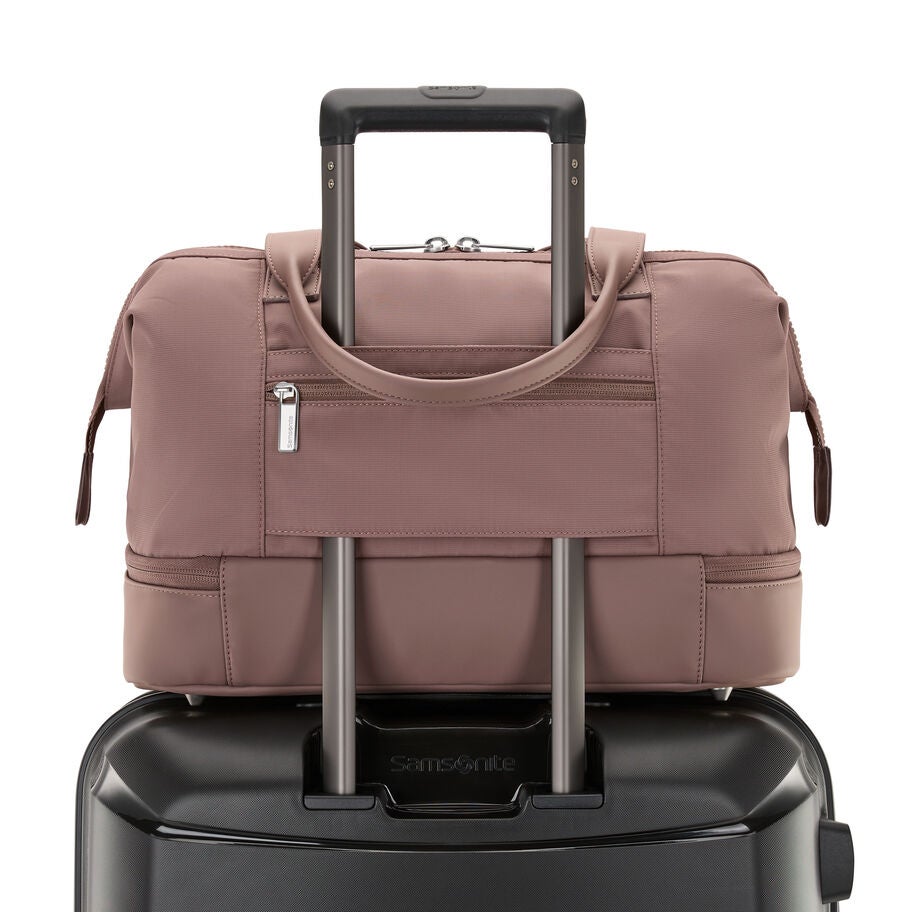 Better Than Basic Mini Weekender in the color CHOCOLATE MAUVE. image number 6