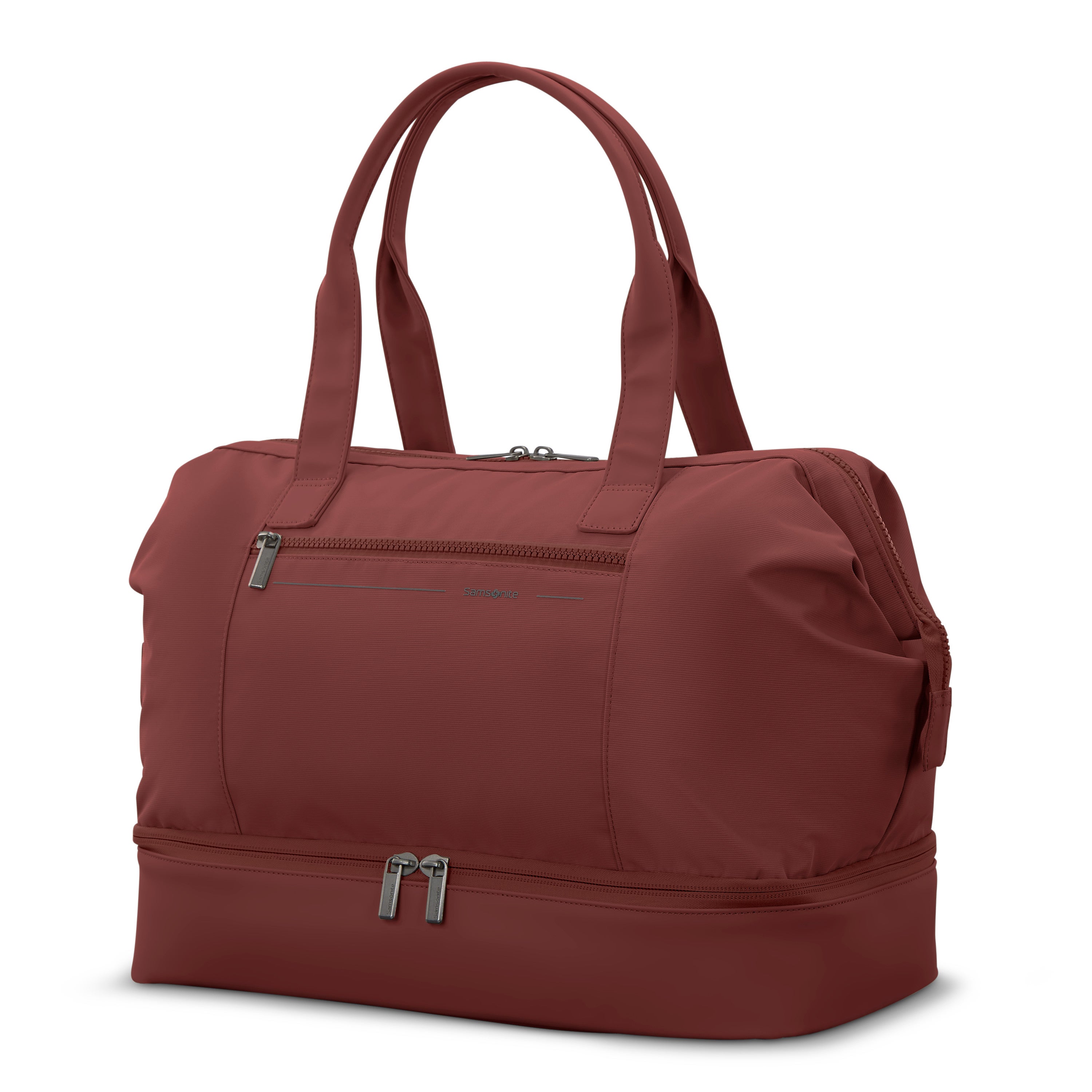 Samsonite Better Than Basics Drop Bottom Weekender Duffle Red