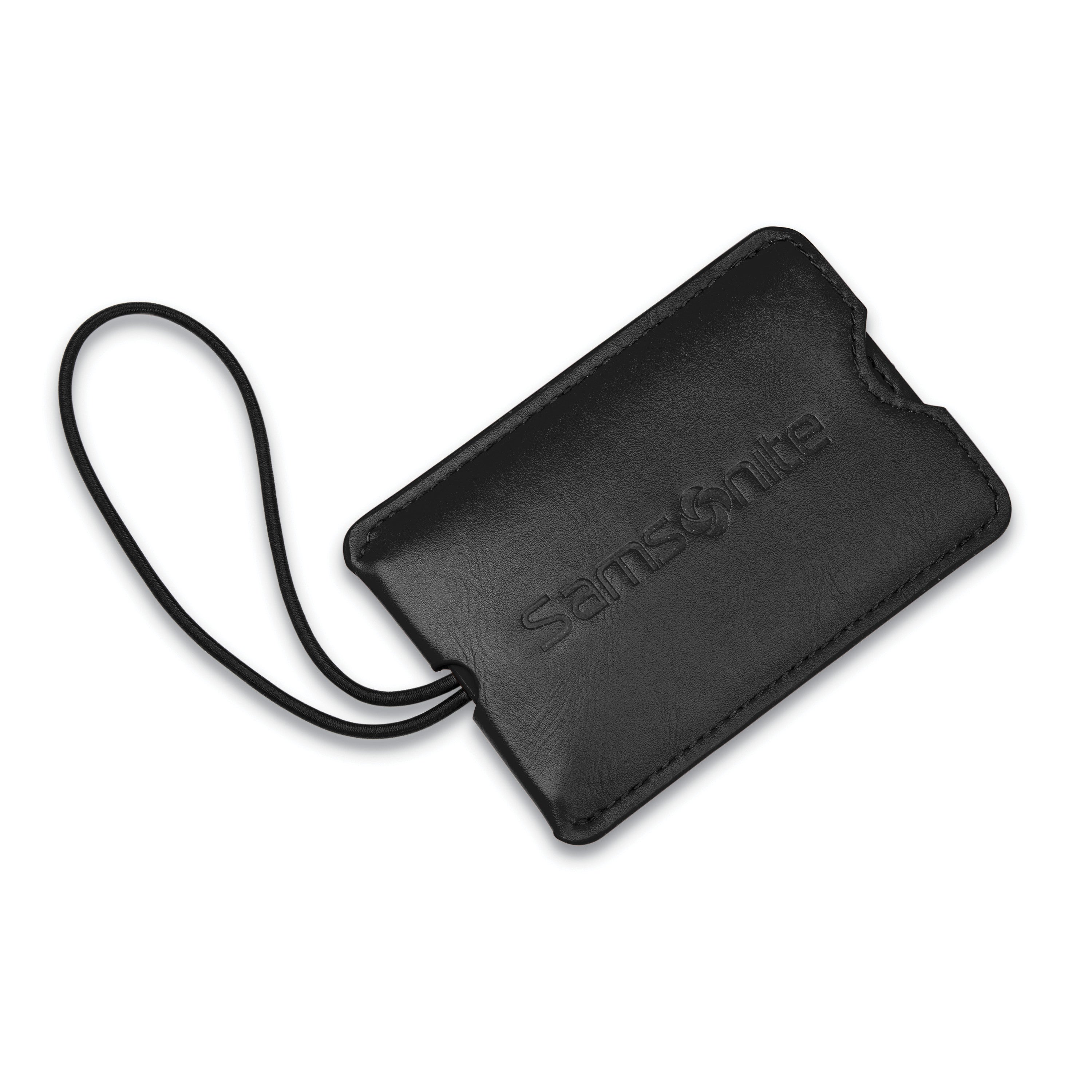 Vinyl Id Tag (Set Of 2) | Black | Luggage Accessories from Samsonite