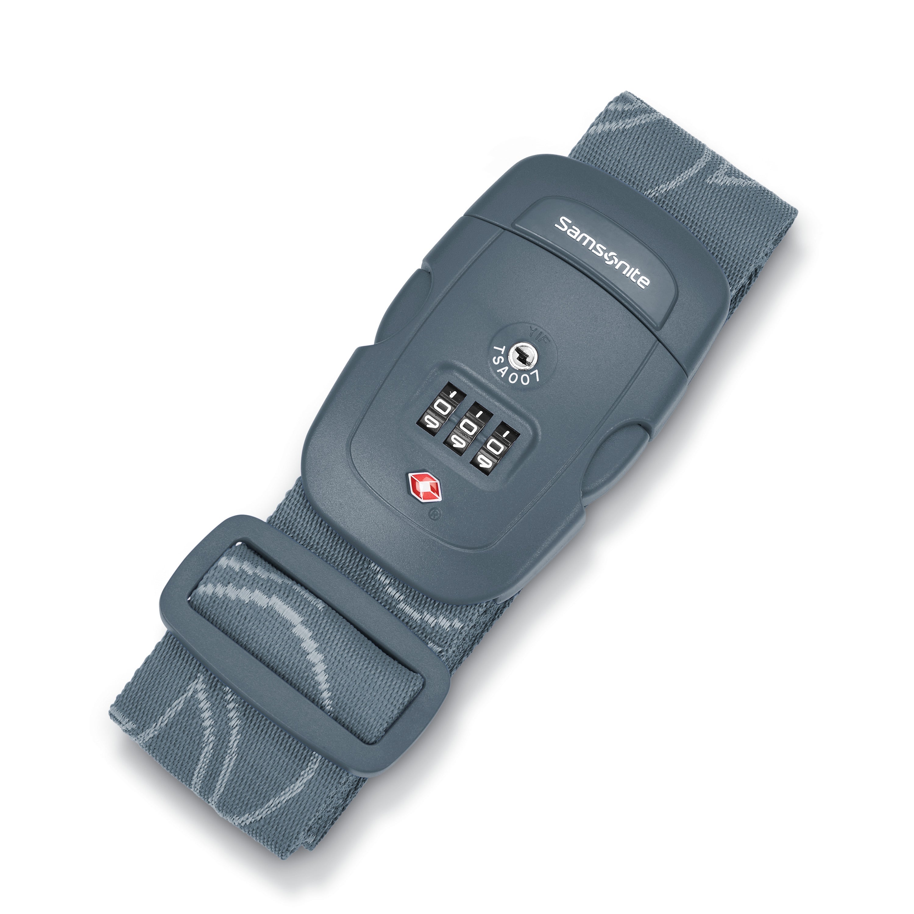 3 Dial Travel Sentry Combination Luggage Strap | Blue | Luggage Accessories from Samsonite
