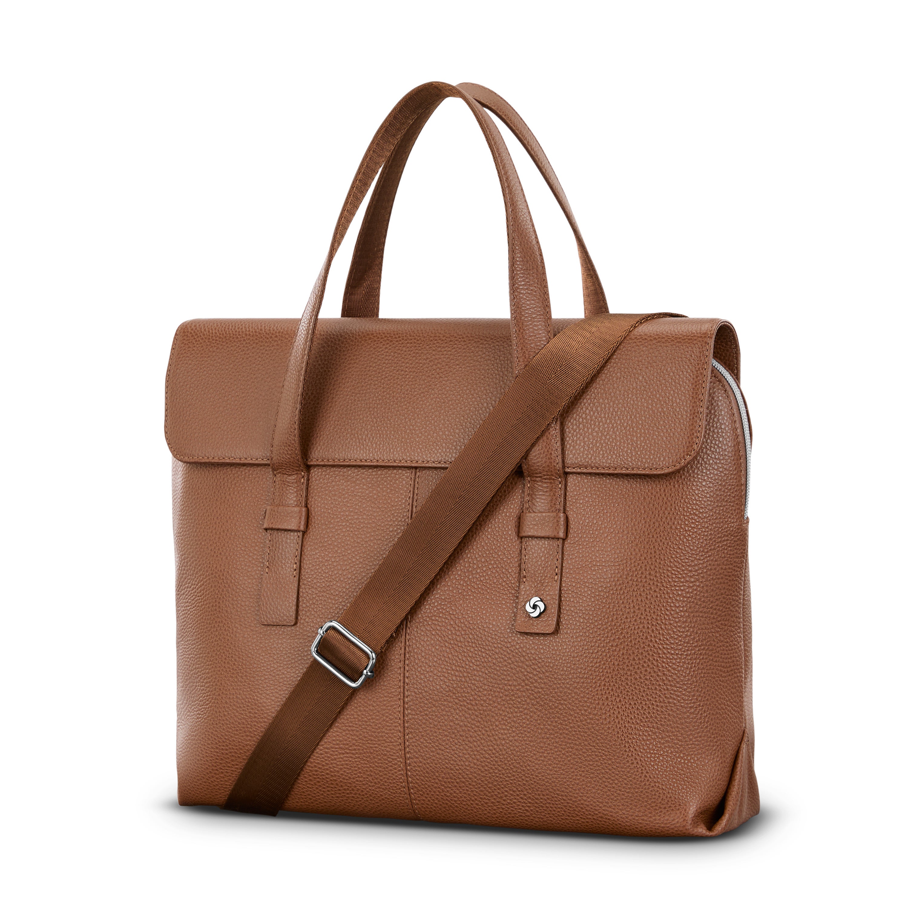 Mobile Solution 2 Leather Convertible Brief | Brown | Carry-On Luggage from Samsonite