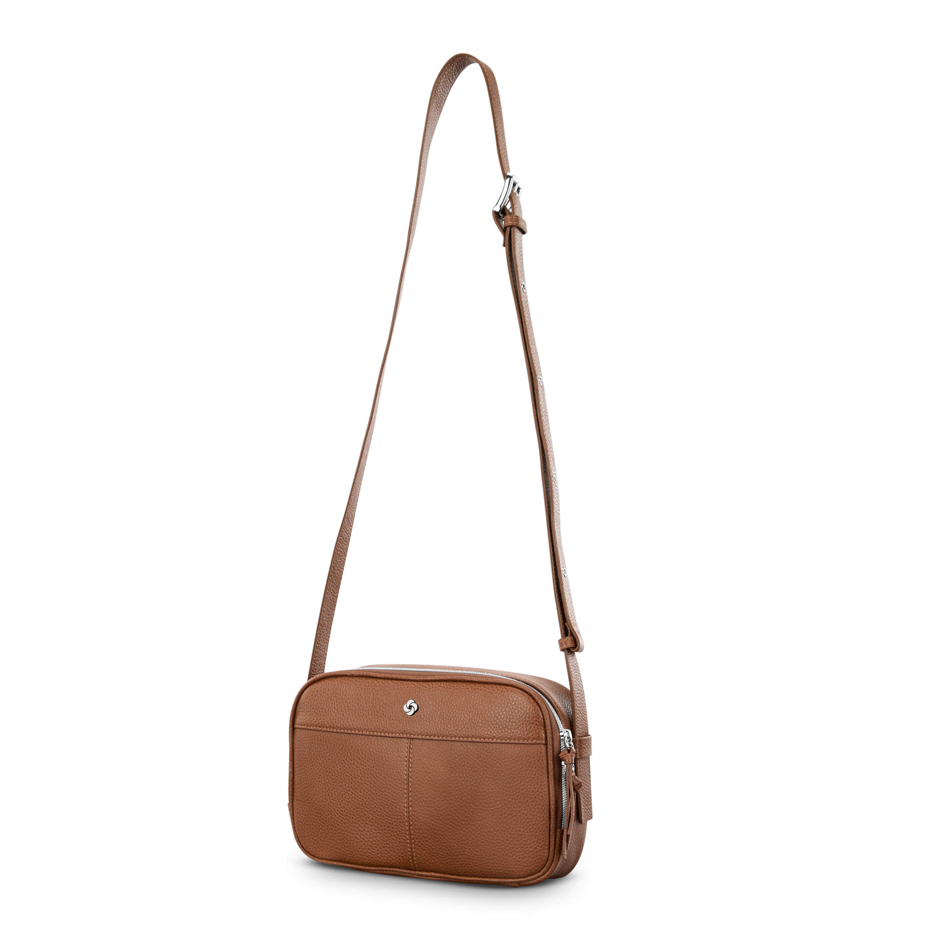 Mobile Solution Leather RFID Crossbody