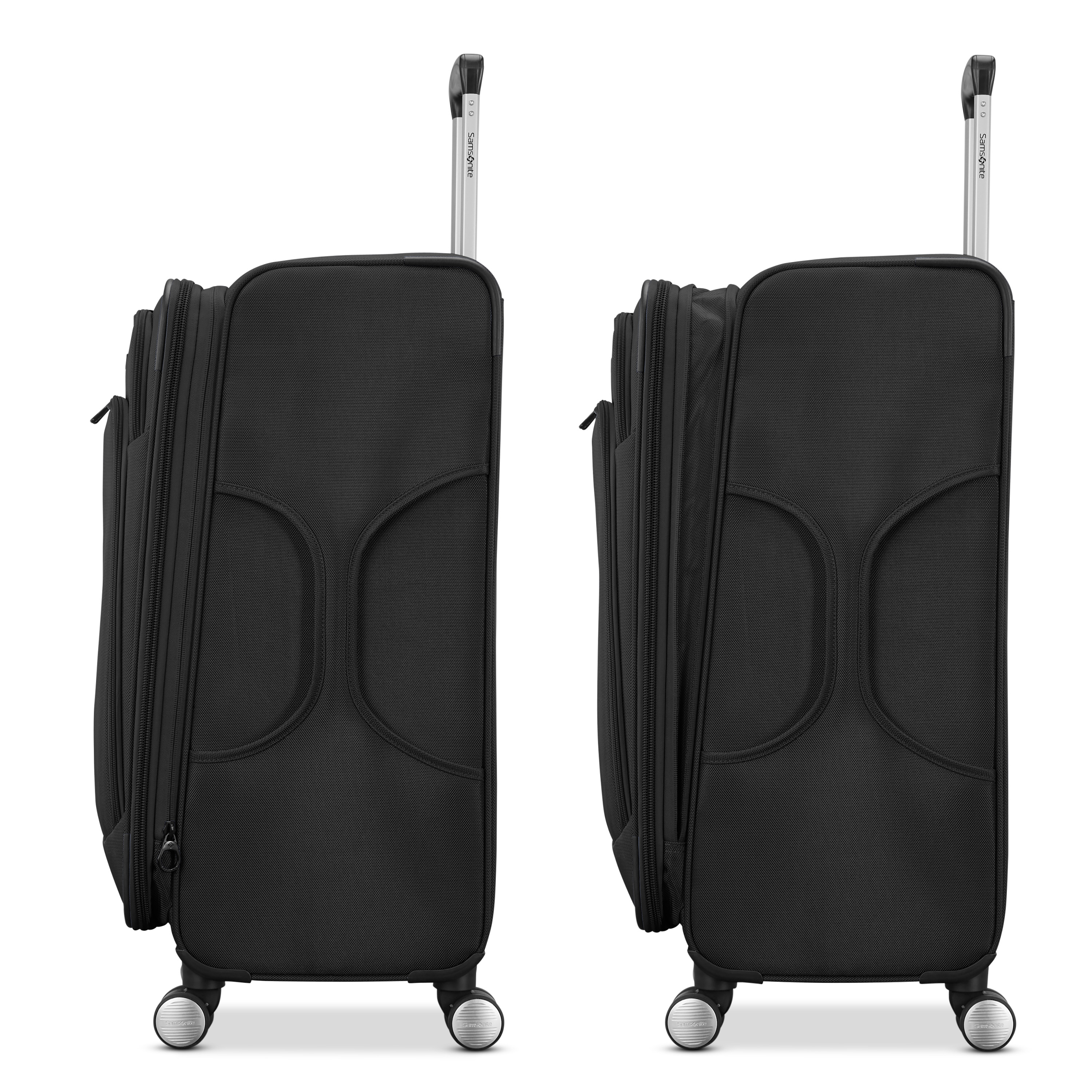 Deluxe Birdy Stackable 2 Piece Carry On Luggage Set
