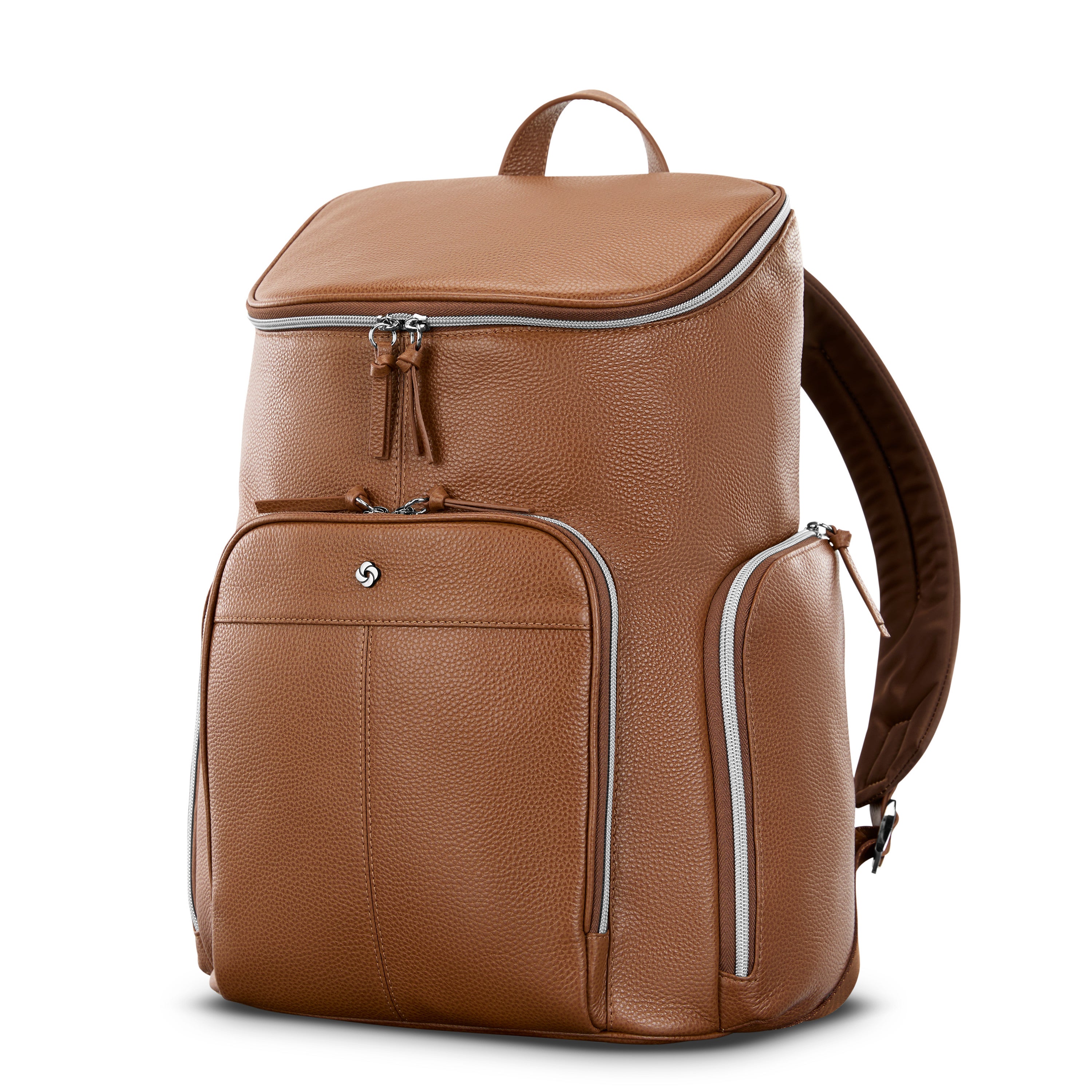 Mobile Solution 2 Leather Deluxe Backpack | Brown | Samsonite